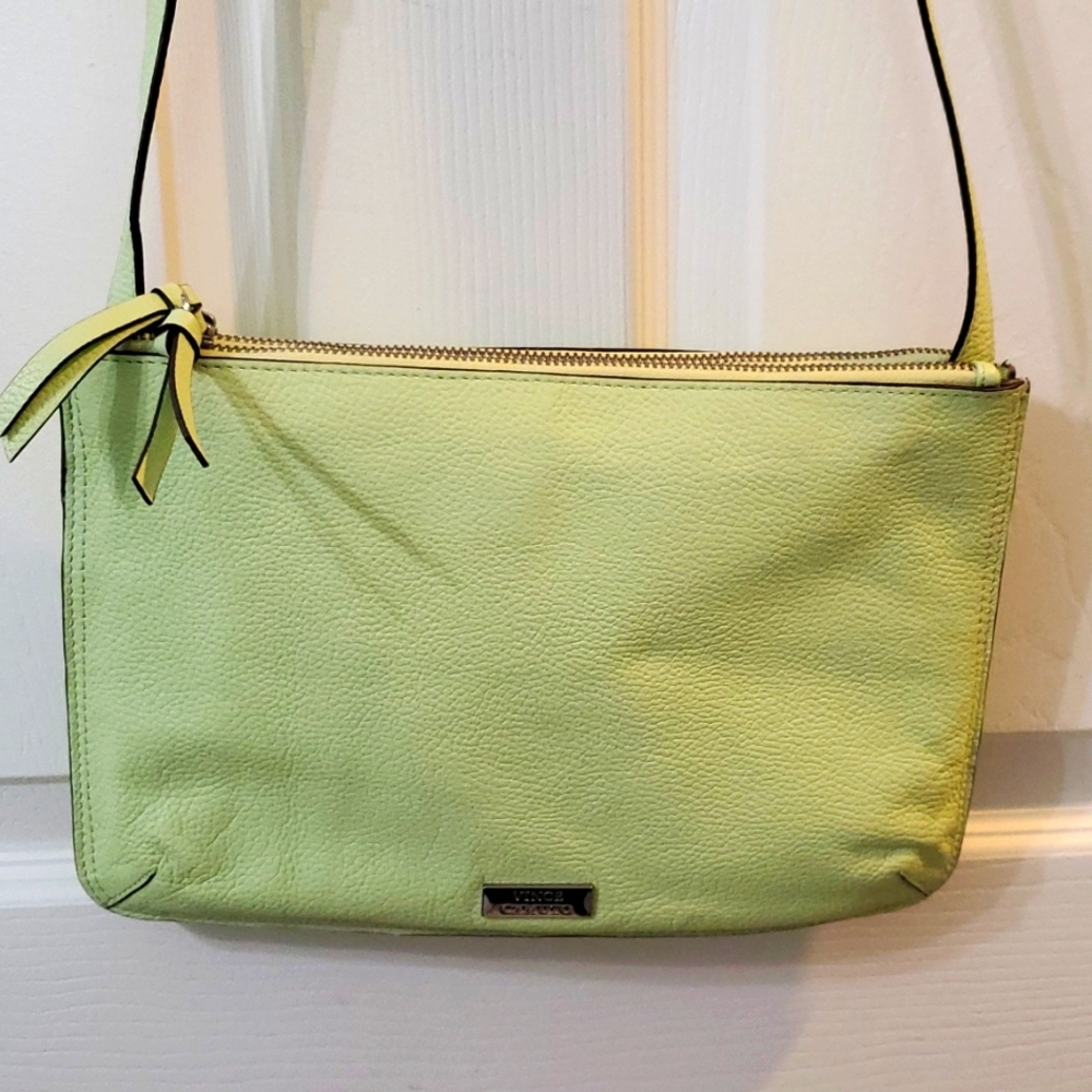 Vince Camuto Leather  Double Zip Crossbody bag